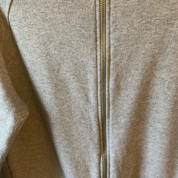Forever 21 gray sweatshirt size Large. With zipper - Picture 6 of 6